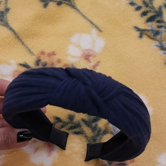 Blue headband for women - Picture 2 of 4